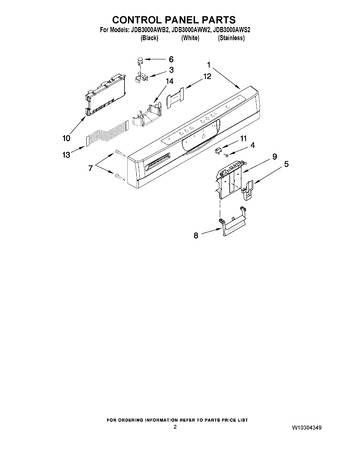 Diagram for JDB3000AWW2