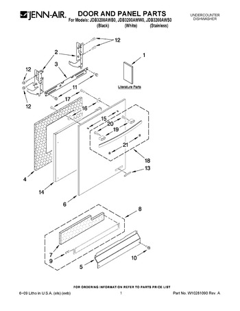 Diagram for JDB3200AWW0