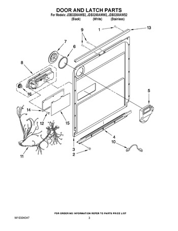 Diagram for JDB3200AWS2