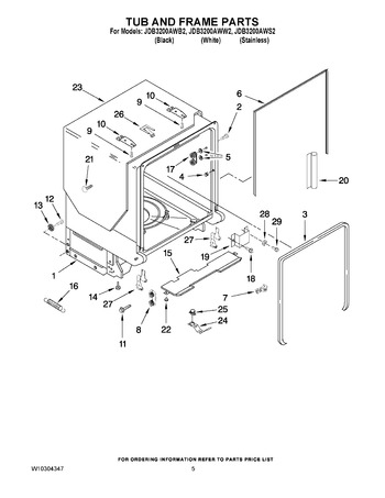 Diagram for JDB3200AWS2