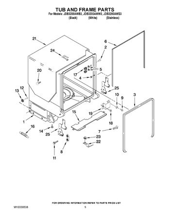 Diagram for JDB3200AWB3