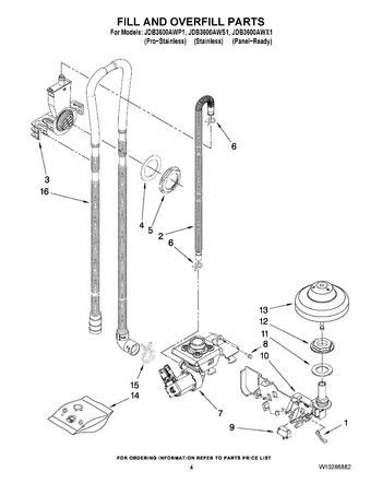 Diagram for JDB3600AWX1