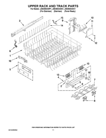 Diagram for JDB3600AWS1