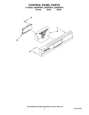 Diagram for JDB3650AWY2