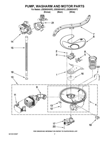 Diagram for JDB3650AWY2