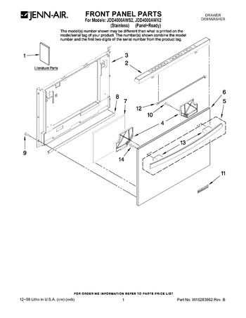 Diagram for JDD4000AWS2