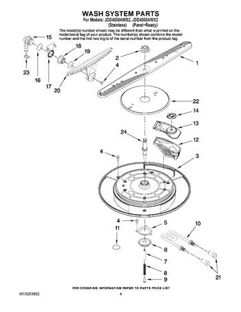 Diagram for JDD4000AWS2