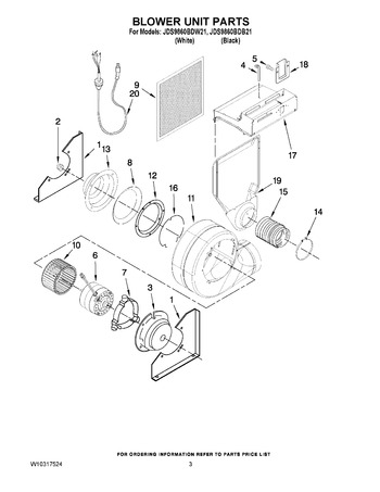 Diagram for JDS9860BDB21