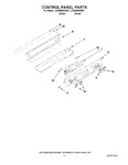 Diagram for 03 - Control Panel Parts