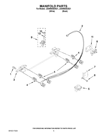 Diagram for JDS9860BDB21