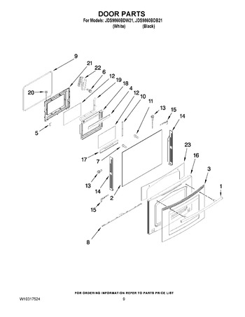 Diagram for JDS9860BDB21