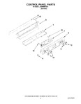 Diagram for 03 - Control Panel Parts