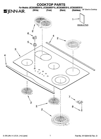 Diagram for JEC8536BDW10