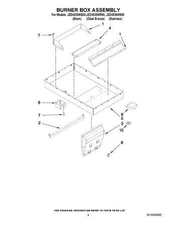 Diagram for JED4536WS00