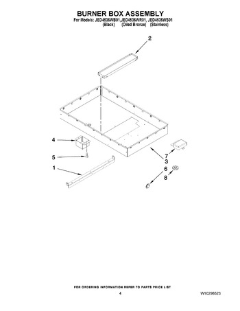 Diagram for JED4536WR01