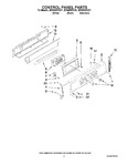 Diagram for 02 - Control Panel Parts