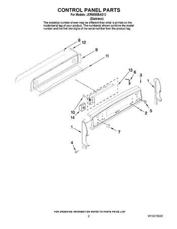 Diagram for JER8895BAS12