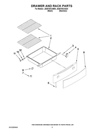 Diagram for JES8750CAS00