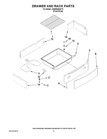 Diagram for JES8850BAF19