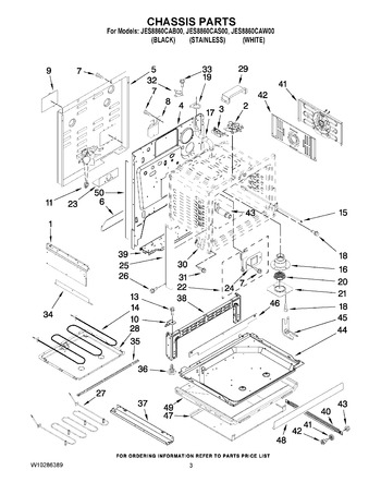 Diagram for JES8860CAW00