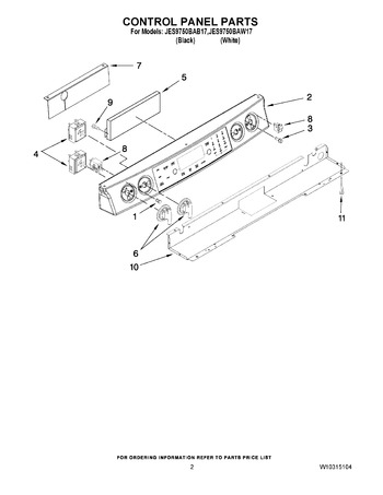 Diagram for JES9750BAB17