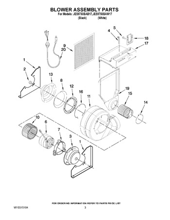 Diagram for JES9750BAB17