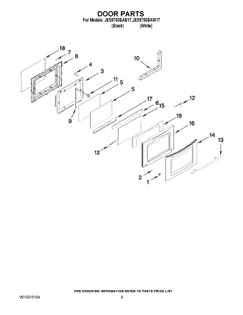 Diagram for JES9750BAB17