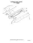 Diagram for 02 - Control Panel Parts