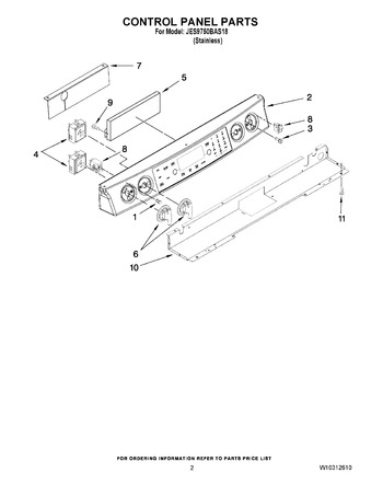 Diagram for JES9750BAS18