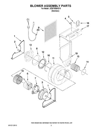 Diagram for JES9750BAS18