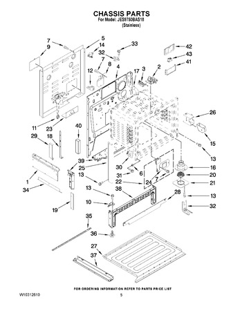 Diagram for JES9750BAS18