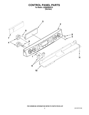 Diagram for JES9800BAS18