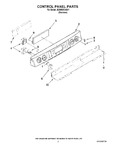 Diagram for 02 - Control Panel Parts