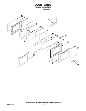 Diagram for JES9800CAS01