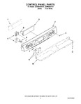 Diagram for 02 - Control Panel Parts