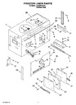 Diagram for 05 - Freezer Liner Parts