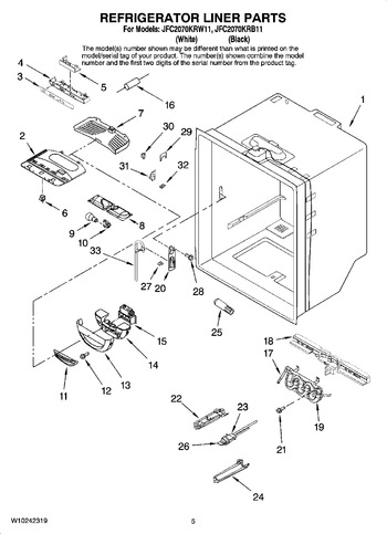 Diagram for JFC2070KRW11