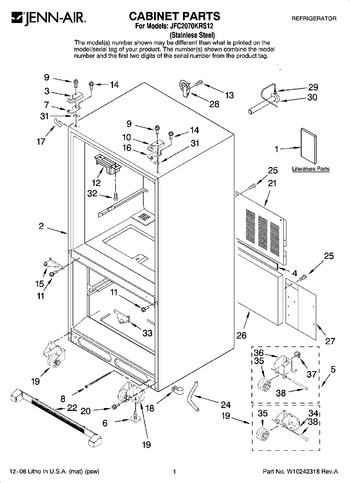 Diagram for JFC2070KRS12