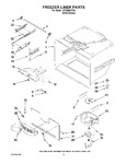 Diagram for 02 - Freezer Liner Parts