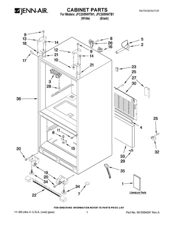 Diagram for JFC2089WTW1