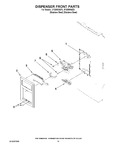 Diagram for 08 - Dispenser Front Parts