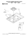 Diagram for 01 - Cooktop, Burner And Grate Parts