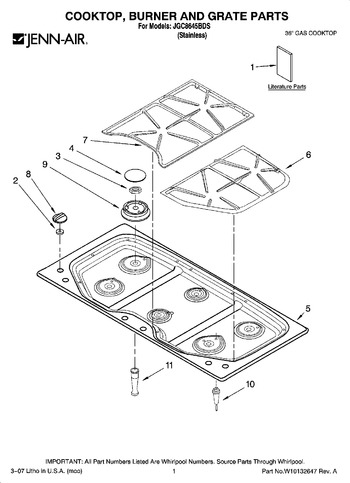 Diagram for JGC8645BDS