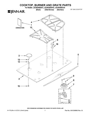 Diagram for JGC9536BDS15