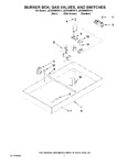 Diagram for 02 - Burner Box, Gas Valves, And Switches