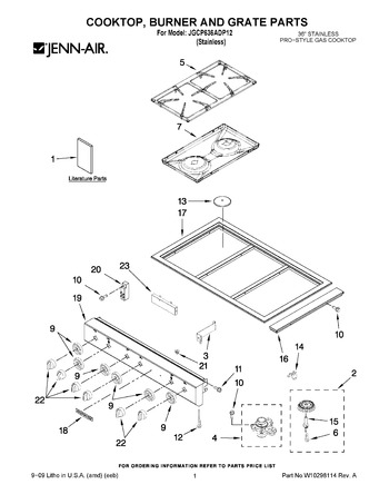 Diagram for JGCP636ADP12