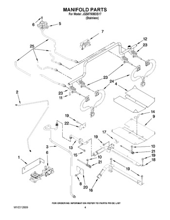 Diagram for JGS8750BDS17