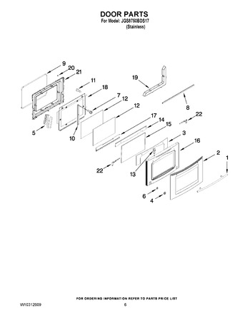 Diagram for JGS8750BDS17