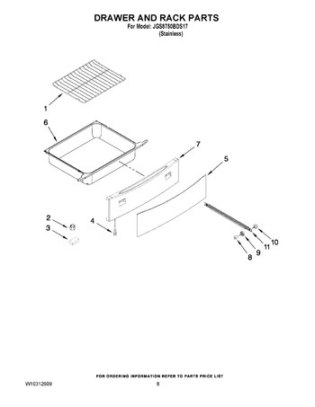 Diagram for JGS8750BDS17