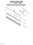 Diagram for 02 - Control Panel Parts